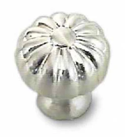 Liberty 1" Pumpkin Knob Brushed Satin Silver