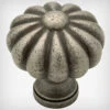 Liberty 1-1/3" Avante Pumpkin Knob Tumbled Pewter