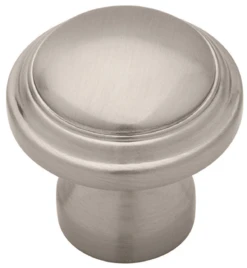 Liberty 1-1/4" Raised Panel Domed Knob Satin Nickel