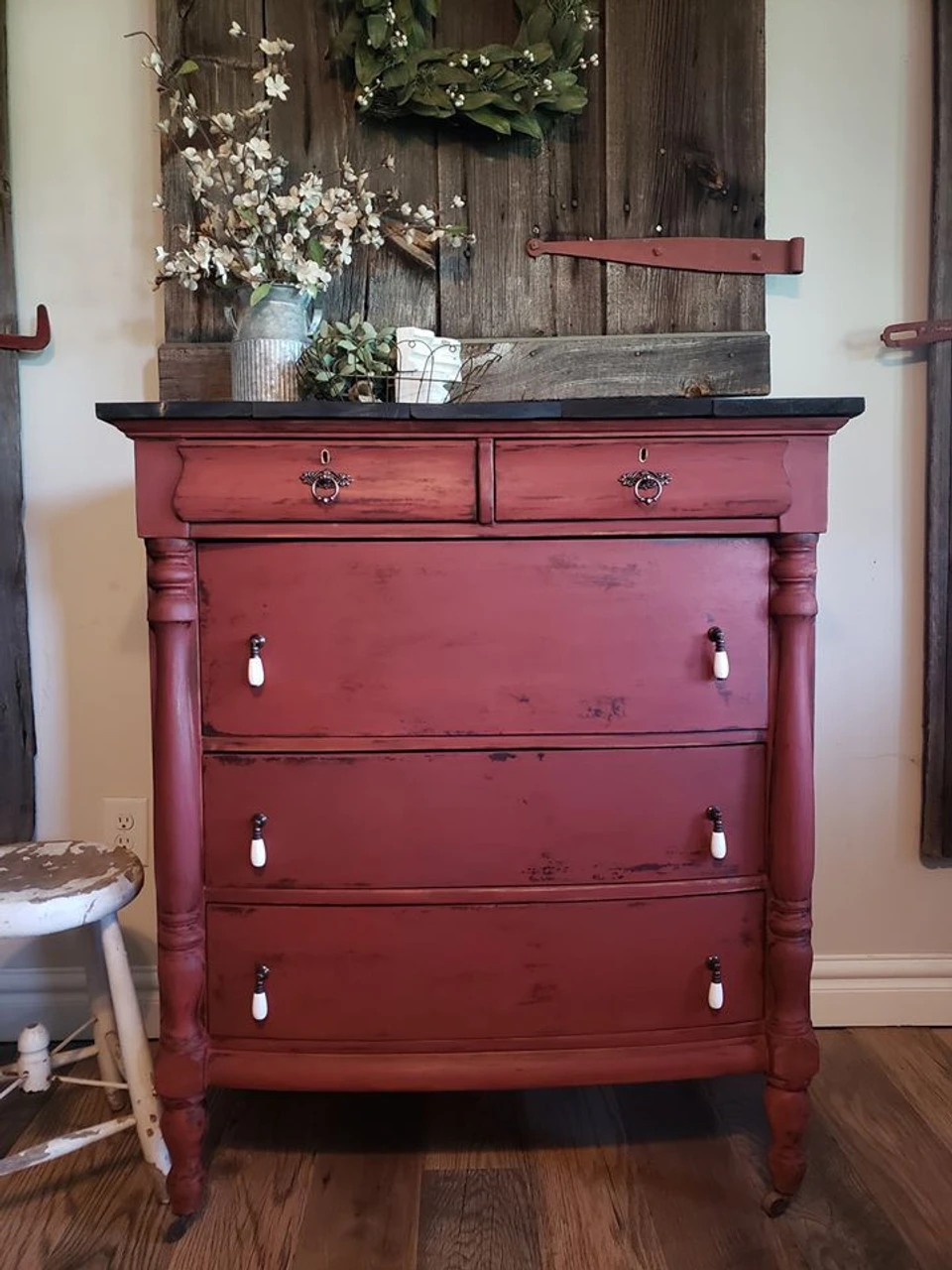 2-1/8" Victorian Ring Pull Dark Antique Copper 2 2-1/8" Victorian Ring Pull Dark Antique Copper - Image 2