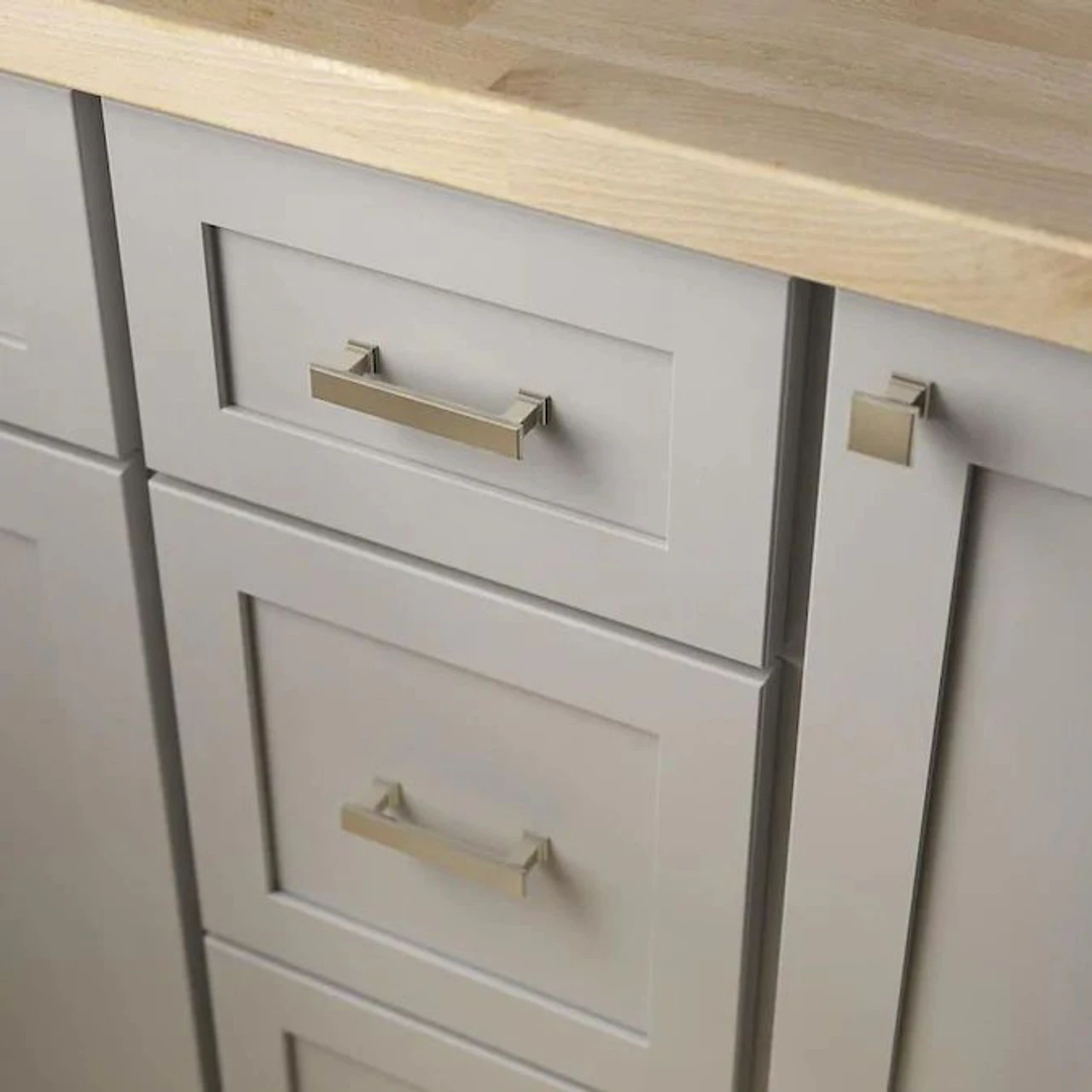 Liberty 3" Refined Square Pull Polished Nickel 3 Liberty 3" Refined Square Pull Polished Nickel - Image 3