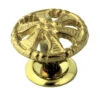 1-1/2" Restorers Classic Solid Brass Knob With Backplate