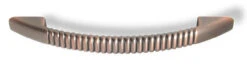 Liberty 5" Ribbed Bow Pull Red Antique Copper