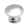 Liberty 1-3/16" Ridge Knob Brushed Satin Silver