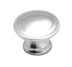 Liberty 1-3/16" Ridge Knob Brushed Satin Silver
