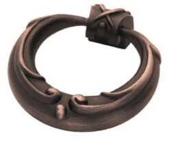 Liberty 2" French Lace Ring Drop Pull Venetian Bronze