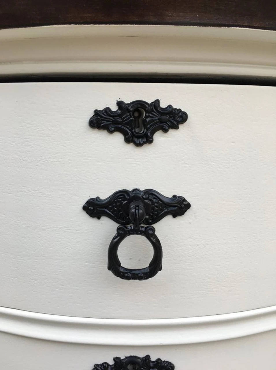 2-3/4" Rococo Or Late Baroque Style Drop Pull Antique English 16 2-3/4" Rococo Or Late Baroque Style Drop Pull Antique English - Image 16