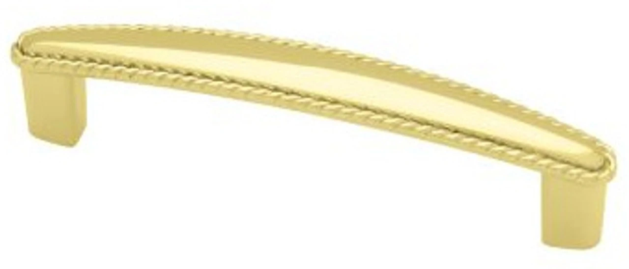 Liberty 3-3/4" Rope Edge Pull Polished Brass 1 Liberty 3-3/4" Rope Edge Pull Polished Brass