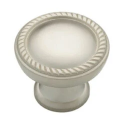 Liberty 1" Roped Edge Contemporary Knob Matte Nickel
