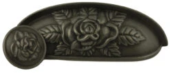 1-1/4" Old Rose Knob Antique Pewter 22 1-1/4" Old Rose Knob Antique Pewter -D'Lawless Hardware Shop rose cabinet hardware 1 96595.1657740680