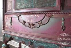 2-3/4" Decorative Rosette Single Mount Drop Pull Antique Verdigris -D'Lawless Hardware Shop rosette drop pull 1 65179.1658513855