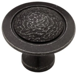 Liberty 1-1/2" Rough & Smooth Knob Pewter