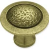 Liberty 1-1/2" Rough & Smooth Knob Tumbled Antique Brass