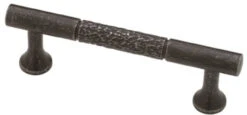 Liberty 3" Rough & Smooth Pull Pewter
