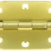 3" Round Corner 5/8" Radius Hinge - Polished Brass B1550