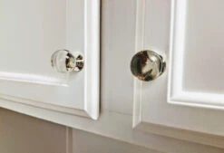 Liberty 1-1/4" Ball Knob Clear Glass With Polished Nickel Base -D'Lawless Hardware Shop round glass knobs 1 06607.1684161238