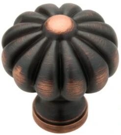Liberty 1-1/3" Avante Pumpkin Knob Bronze With Copper Highlights