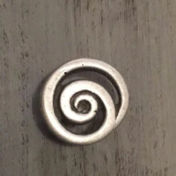 Liberty 1-3/8" Rustic Swirl Knob Pewter -D'Lawless Hardware Shop rustic pewter swirl knob 35mm 5 75767.1657740775