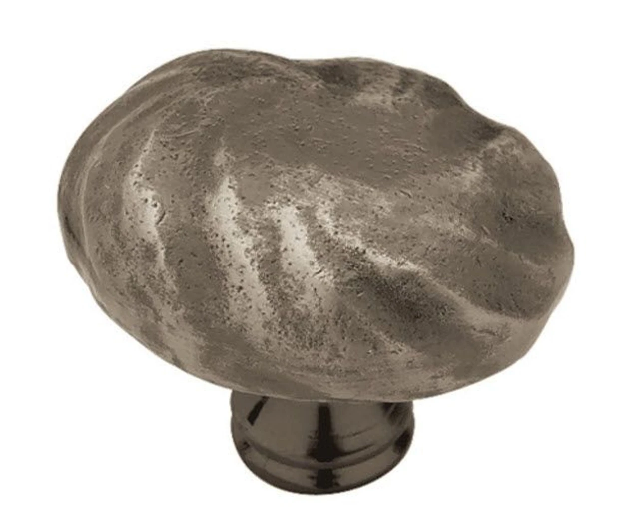 Liberty 1-1/2" Rustique Oval Knob Antique Pewter 1 Liberty 1-1/2" Rustique Oval Knob Antique Pewter