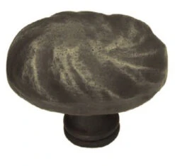 Liberty 1-1/2" Rustique Oval Knob Distressed Oil Rubbed Bronze