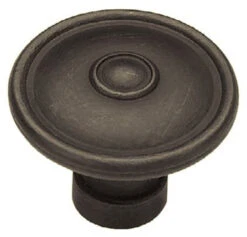 Liberty 1-1/2" Rustique Ringed Knob Distressed Oil Rubbed Bronze