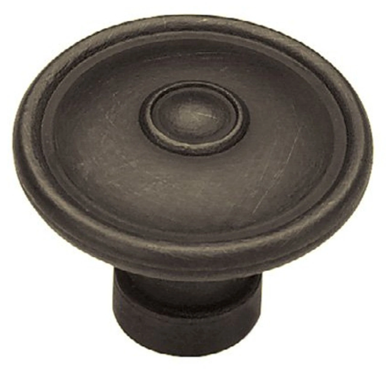 Liberty 1-1/2" Rustique Ringed Knob Distressed Oil Rubbed Bronze 1 Liberty 1-1/2" Rustique Ringed Knob Distressed Oil Rubbed Bronze