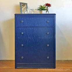 Liberty 1-1/4" Glass Lilly Knob Sapphire And Brushed Satin Pewter -D'Lawless Hardware Shop sapphire glass lilly brushed satin pewter knob 1 1 4 35 53537.1657740182