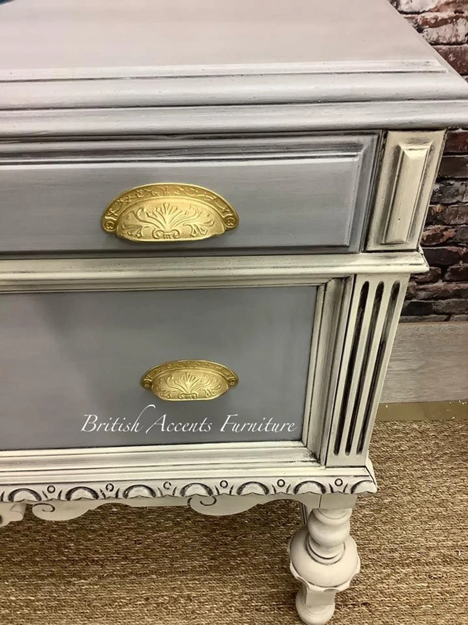 2-1/2" Baroque Scroll Work Cup Pull Satin Brass 13 2-1/2" Baroque Scroll Work Cup Pull Satin Brass - Image 13