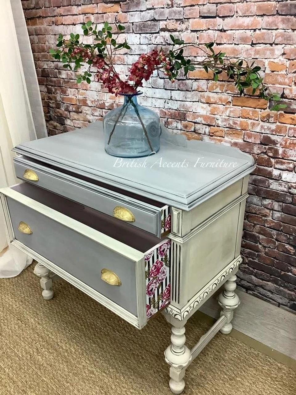 2-1/2" Baroque Scroll Work Cup Pull Satin Brass 14 2-1/2" Baroque Scroll Work Cup Pull Satin Brass - Image 14