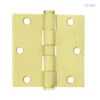 Liberty Satin Brass Hinge - 3-1/2" - Square Corner - Full Mortise LQ-HN0039G-SB-U