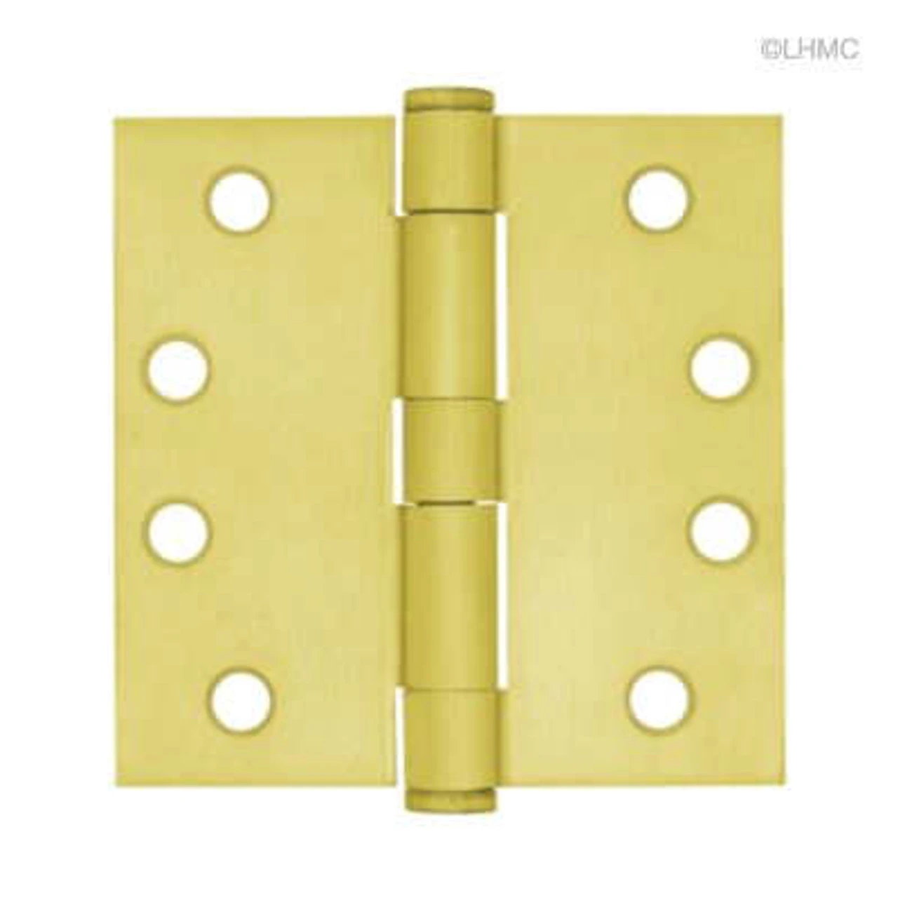 Liberty Satin Brass Hinge - 4" - Square Corner - Full Mortise LQ-HN0040G-SB-U 1 Liberty Satin Brass Hinge - 4" - Square Corner - Full Mortise LQ-HN0040G-SB-U