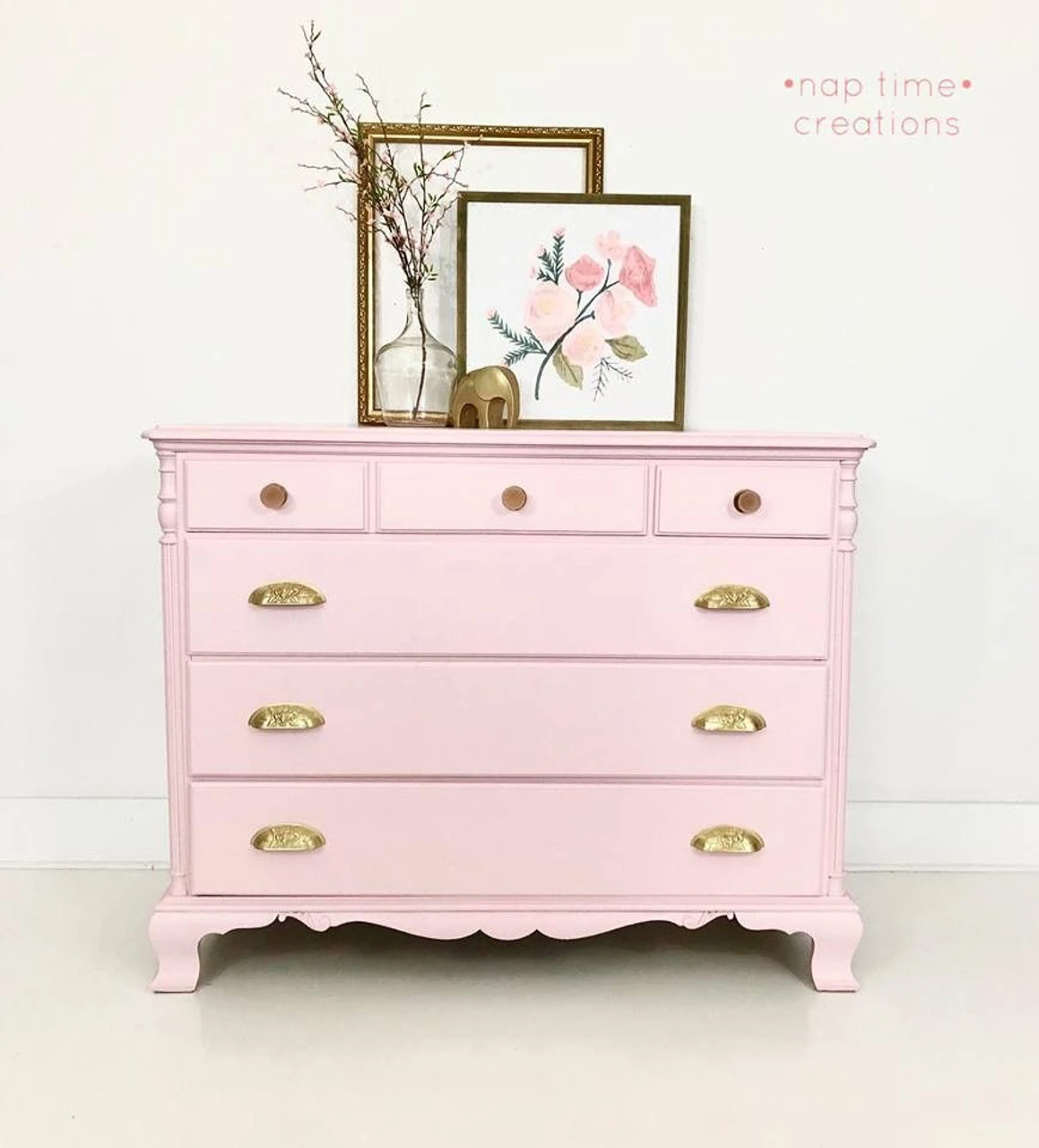 3-3/4" Old Rose Pattern Cup Pull Satin Brass 7 3-3/4" Old Rose Pattern Cup Pull Satin Brass - Image 7