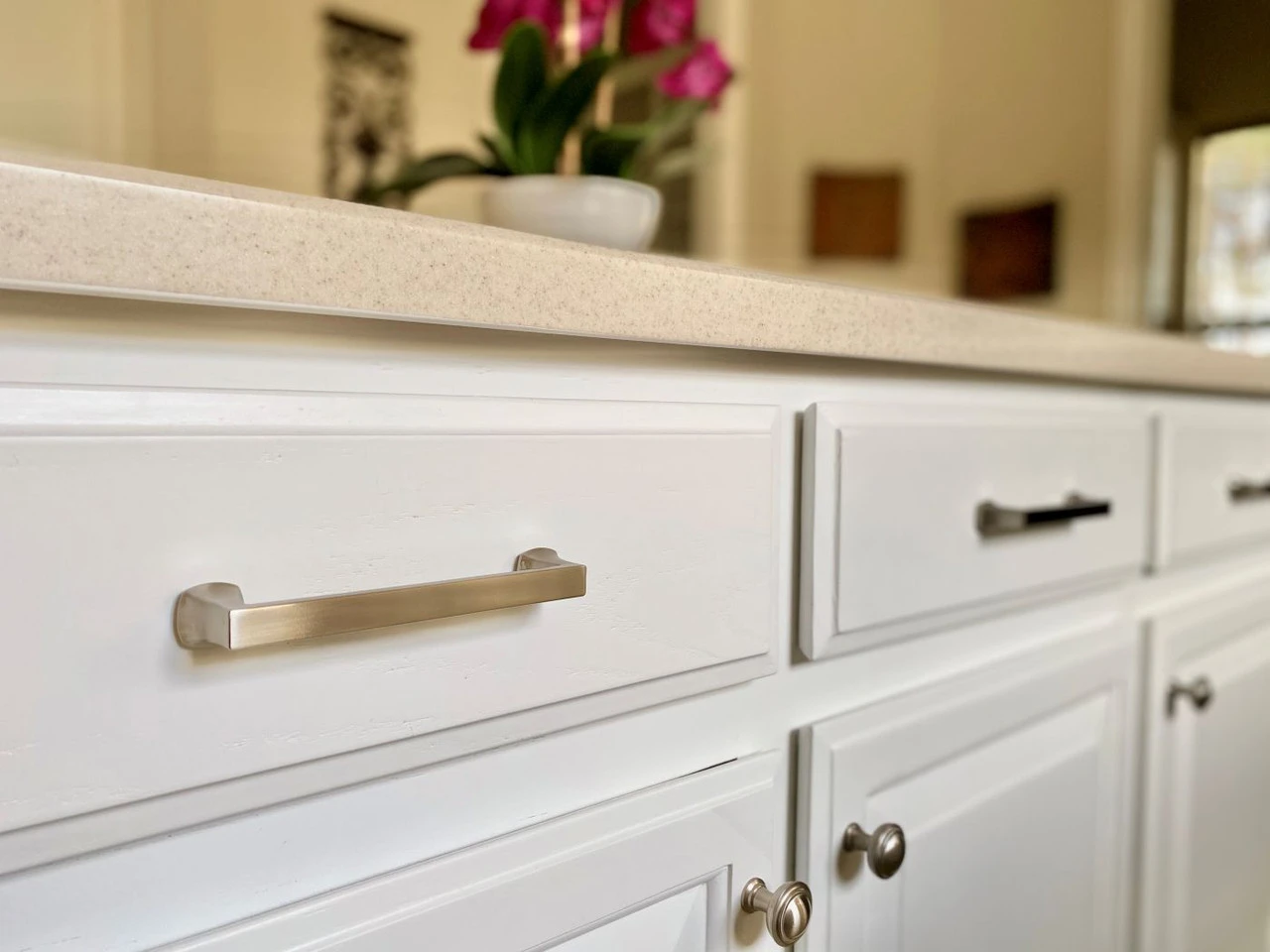 Liberty 1-1/4" Capital Knob Satin Nickel 4 Liberty 1-1/4" Capital Knob Satin Nickel - Image 4