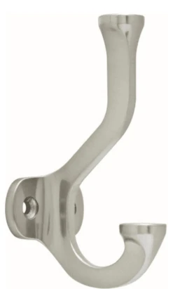 Liberty Casual Retreat 1-3/4 In. Satin Nickel Coat Hook