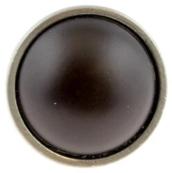 Liberty 1-3/8" Espresso Wood Insert Knob Satin Nickel -D'Lawless Hardware Shop satin nickel espresso wood insert betsy fields knob 1 3 8 l p10721y eso c7 29 22910.1643653037