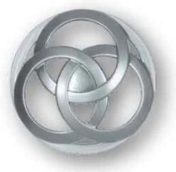 Liberty 1-1/2" Interlocking Circles Knob Satin Nickel