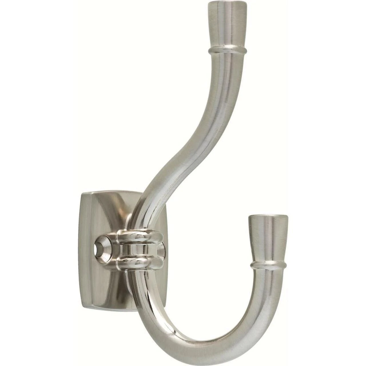Liberty Satin Nickel Izak Coat Hook - 1 1/2" 1 Liberty Satin Nickel Izak Coat Hook - 1 1/2"