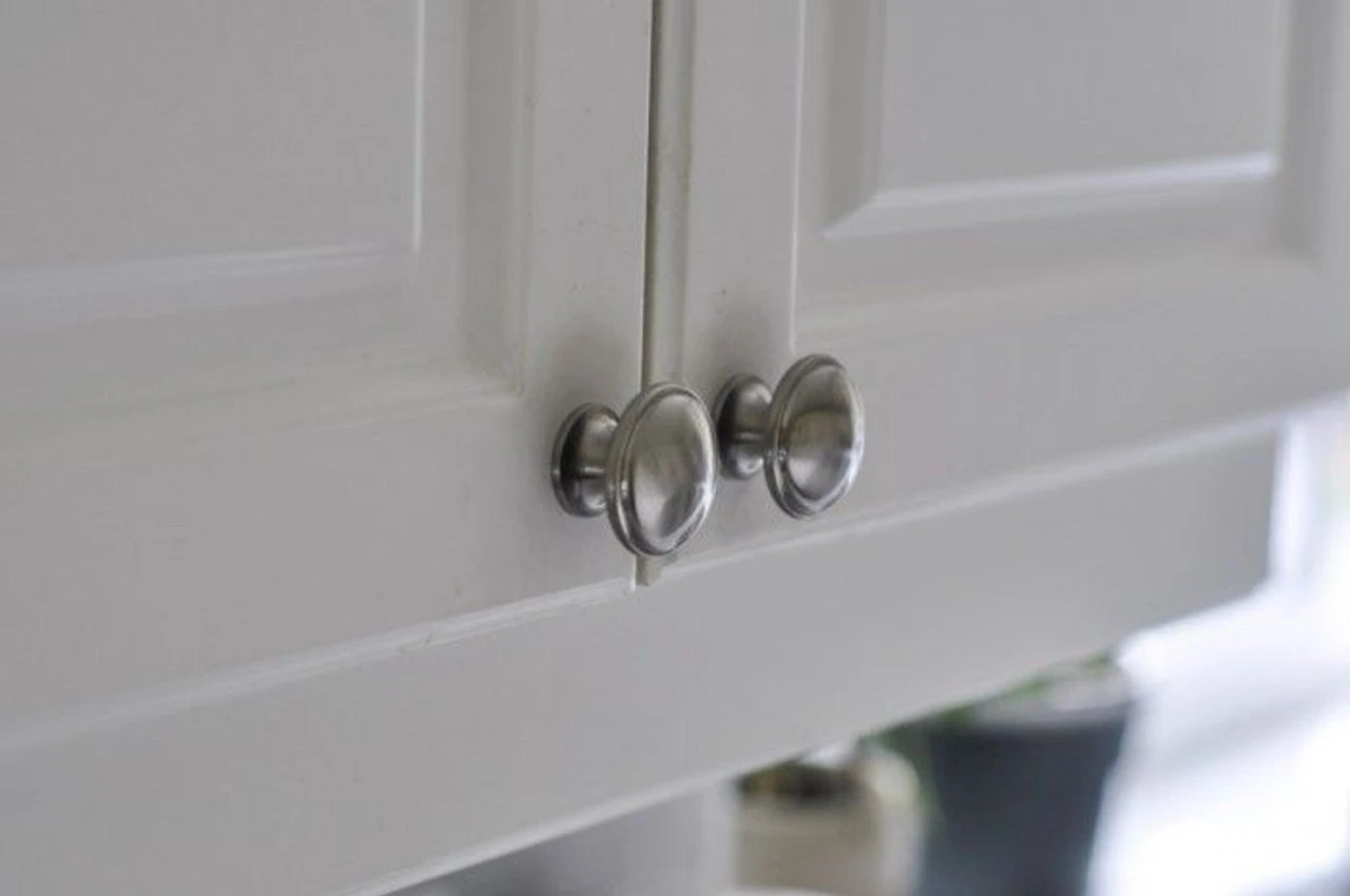 Liberty 1-7/16" Round Knob Brushed Satin Nickel 2 Liberty 1-7/16" Round Knob Brushed Satin Nickel - Image 2