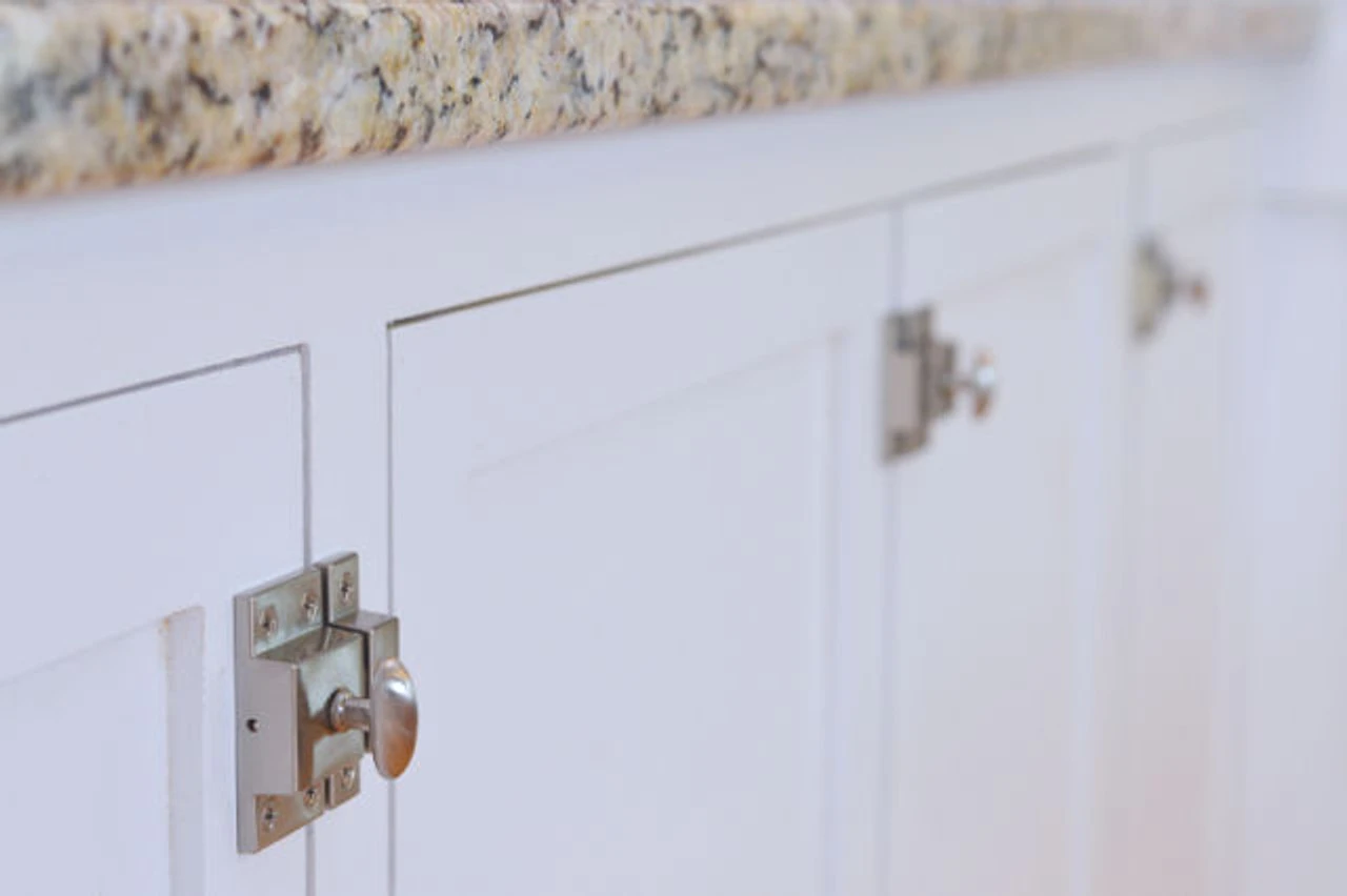 Liberty Satin Nickel Matchbox Catch - 2" 2 Liberty Satin Nickel Matchbox Catch - 2" - Image 2