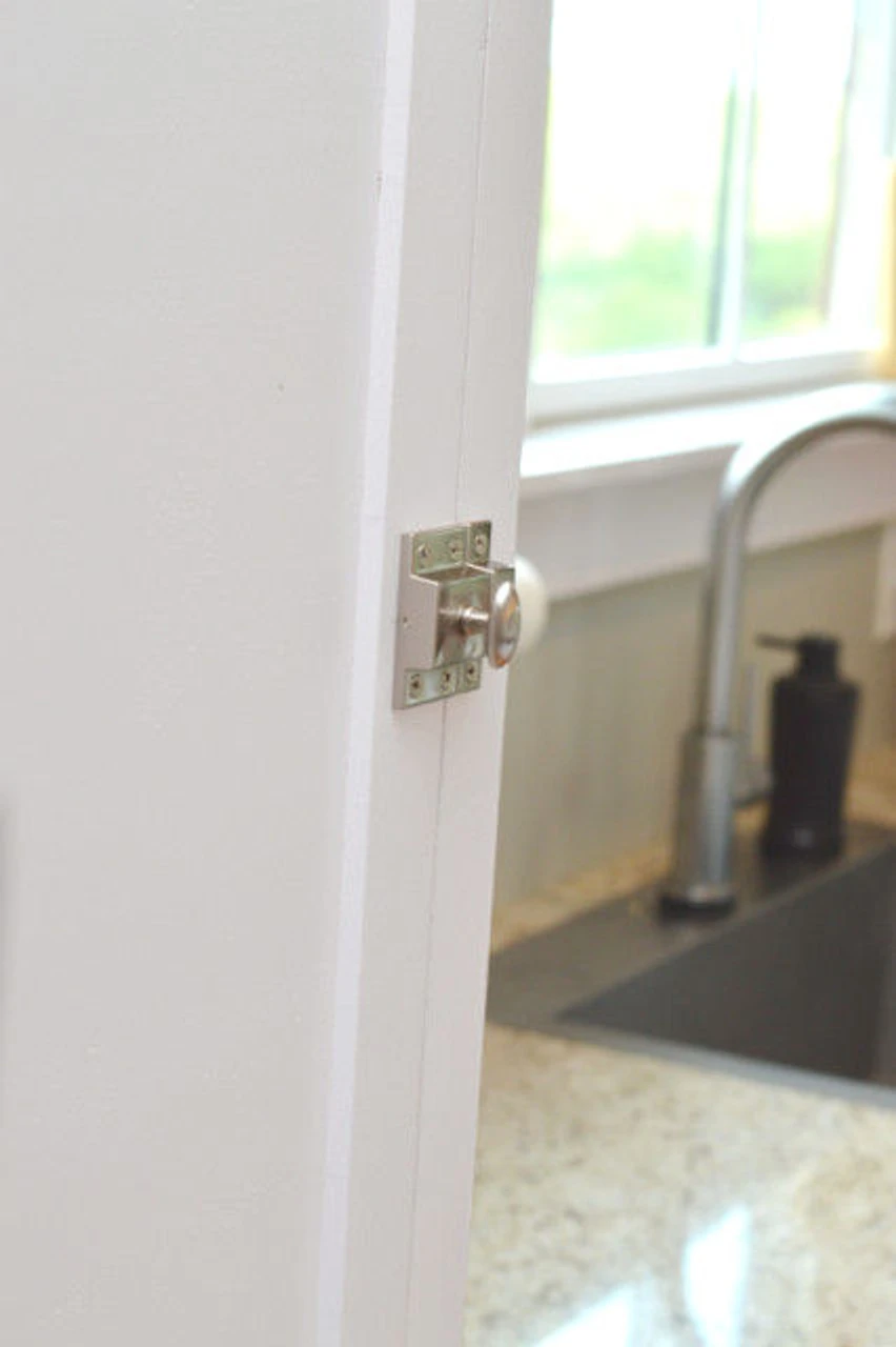 Liberty Satin Nickel Matchbox Catch - 2" 3 Liberty Satin Nickel Matchbox Catch - 2" - Image 3