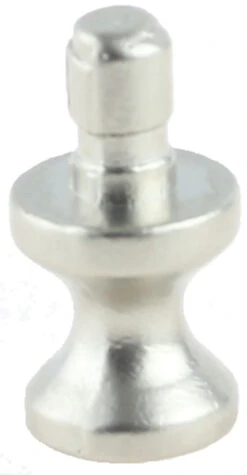 Satin Nickel Mounting Stem - Knob Making Or Box Foot