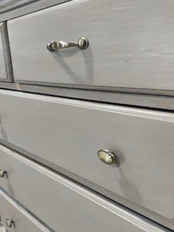 Liberty 1-1/2" Shell Design Knob Antique Brass -D'Lawless Hardware Shop satin nickel 4 41323.1649704011