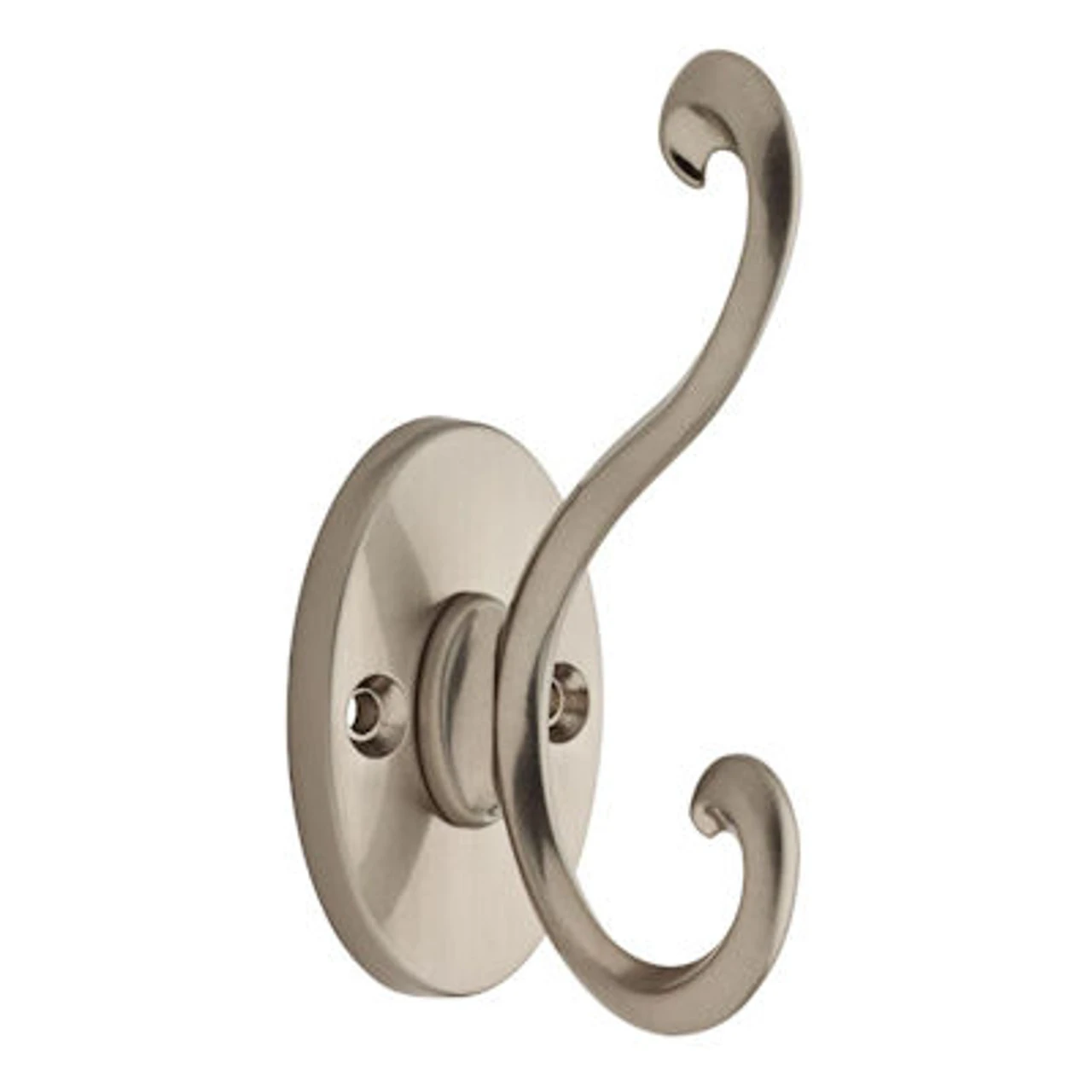 Liberty Hardware - 3-13/16" Scroll Hook - Satin Nickel - B34052C-SN 1 Liberty Hardware - 3-13/16" Scroll Hook - Satin Nickel - B34052C-SN