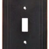 Liberty Selby Single Switch Wall Plate - Bronze W/ Copper (144055)