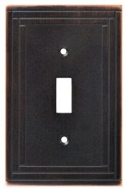 Liberty Selby Single Switch Wall Plate - Bronze W/ Copper (144055)