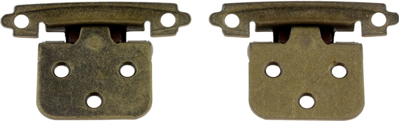 Liberty Pair Of Self-Closing-Variable Overlay-Hinge - Antique Brass 119148 2 Liberty Pair Of Self-Closing-Variable Overlay-Hinge - Antique Brass 119148 - Image 2