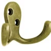 Liberty Set Of 2 Double Robe Hooks - Burnished Antique Brass B46114W-BAB-U