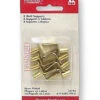 Liberty Shelf Supports - Brass Plated - (8 Pack) LQ-A11520G-PB-U