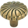 Amerock 1-1/4" Rustic Shell Knob Antique Brass