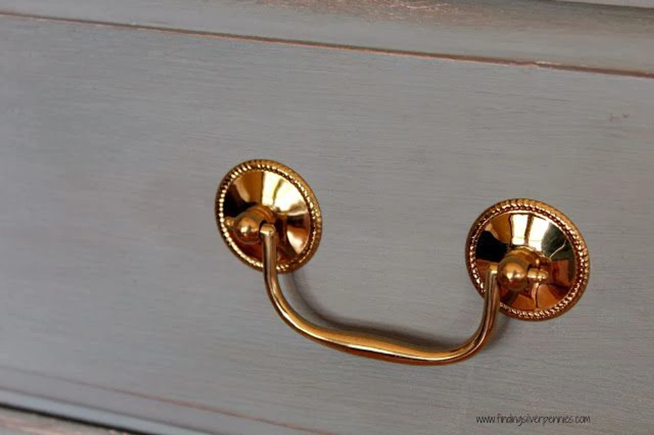 3" Sheraton Rope Design Bail Pull Solid Brass 4 3" Sheraton Rope Design Bail Pull Solid Brass - Image 4